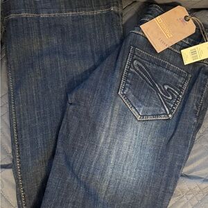 Stetson Womens Blue Cotton Blend Vertical Seaming city Trouser Jeans